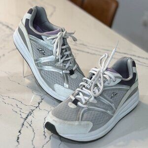 Easy Spirit ESGRAHAM Anti-Gravity Silver White Sneakers | CA1110 | Women's 8.5